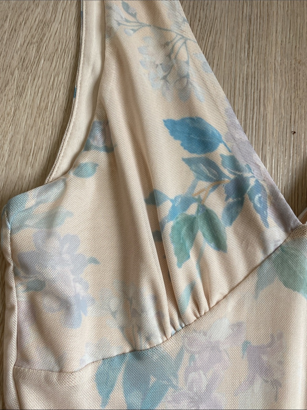 Eliane Rose Floral Mesh Maxi Dress XS NWT Romantic Drop Waist - Picture 6 of 12